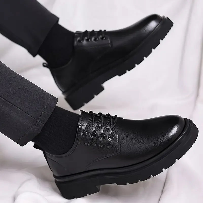 Bottines en Cuir Homme – Élégance et Confort Hivernal ❄️