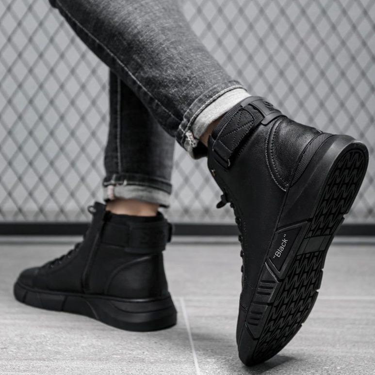 Bottines en Cuir pour Homme - Élégance et Confort pour l'Hiver ! ❄️