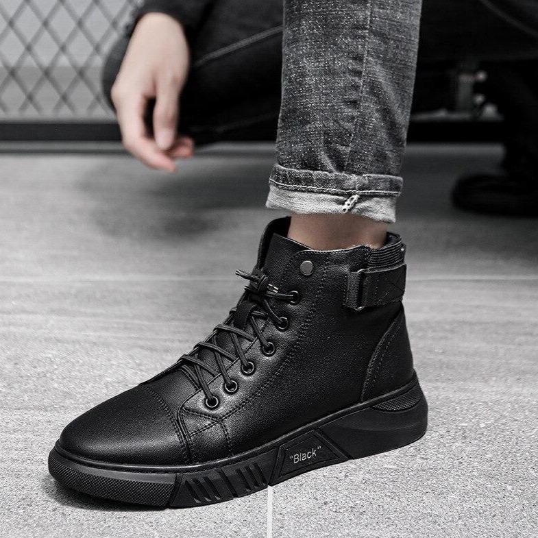 Bottines en Cuir pour Homme - Élégance et Confort pour l'Hiver ! ❄️